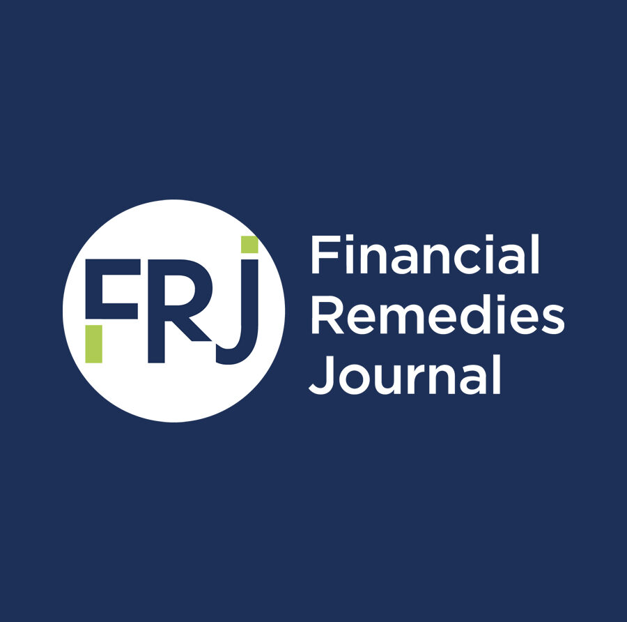 Latest publication:
Financial Remedies Journal